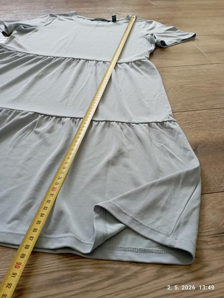 Sivomodré šaty s/m (už s poštou), vero moda,164