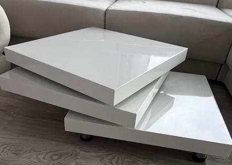 Konferenčný stolík biely, 