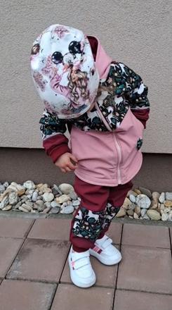 Softshellova súprava jednorožec, 92 / 98 / 104