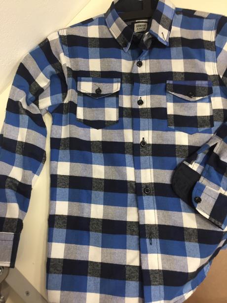 Flanelova košeľa, armani,134