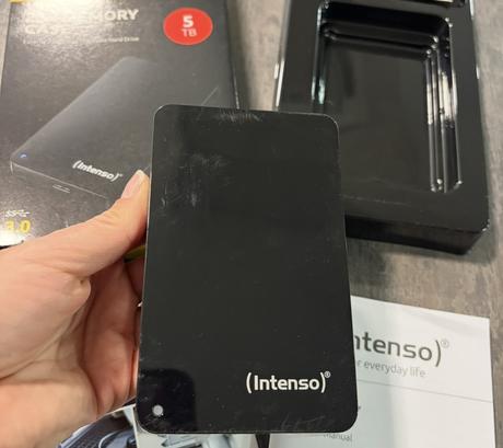 Externy disk - intenso memory case 5tb, 