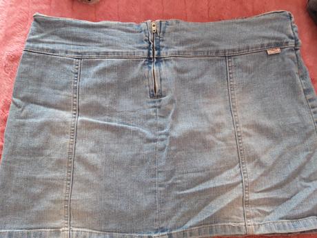 Jeans sukňa, xl