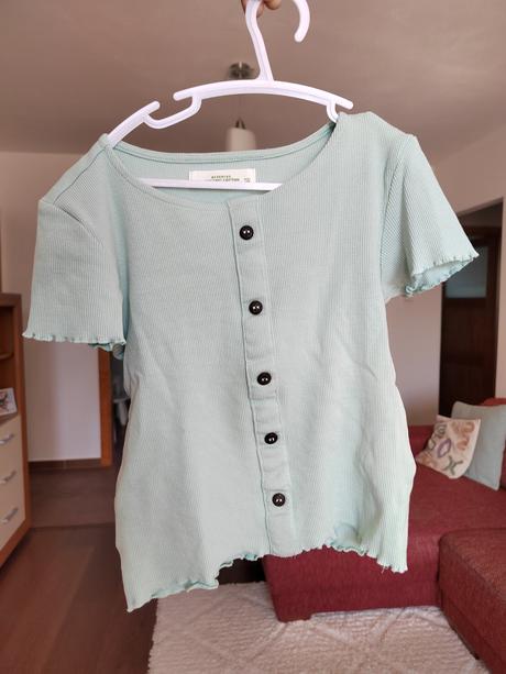 Tyrkysové tričko reserved v.128, reserved,128