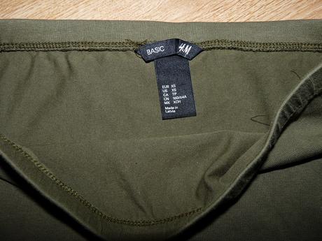 Elastická krátka, h&m,xs