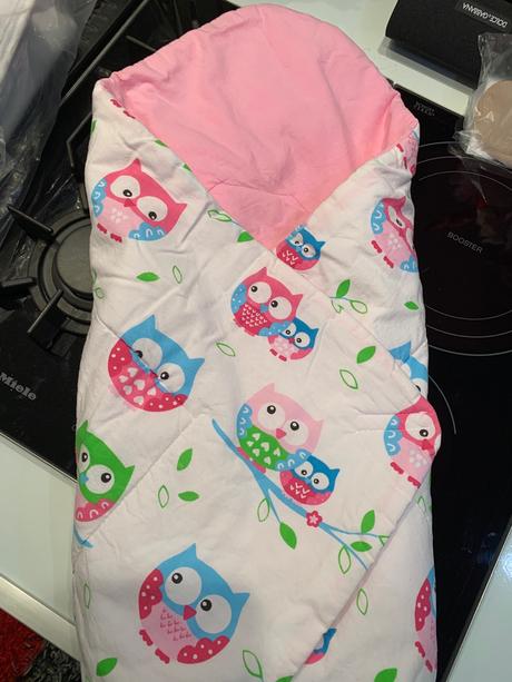 Nellys zavinovačky deky 2 ks, modra a ružová, 