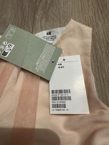 Šaty s tylom h&m 116, h&m,116