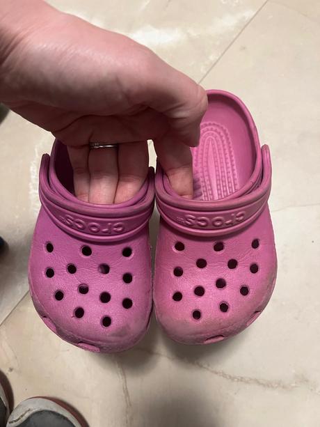 Crocs sandale velkost 8/9, crocs,<17