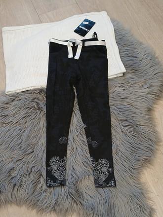 Dievčenské legíny vzorované desigual (4 r.), desigual,104