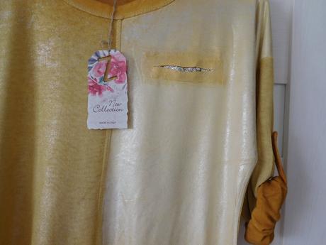 Tričko horčicovej farby dámske ľahúčke dr.-s/m, l