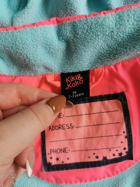 Lyžiarska dievčenská zimná bunda, kiki&koko,98