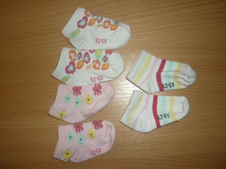 Kotníkové ponožky na leto 62-68, 17