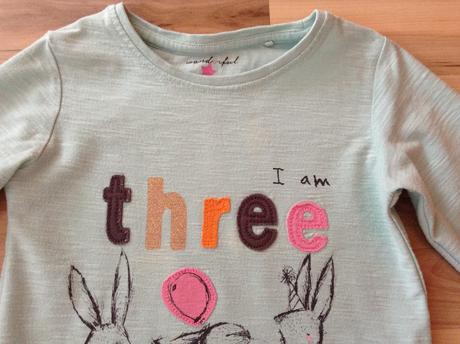 Tričko " i m three", 2-3r., next,98