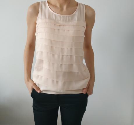 Lososove tielko top s nazbieranim orsay, vel. xs, orsay,xs