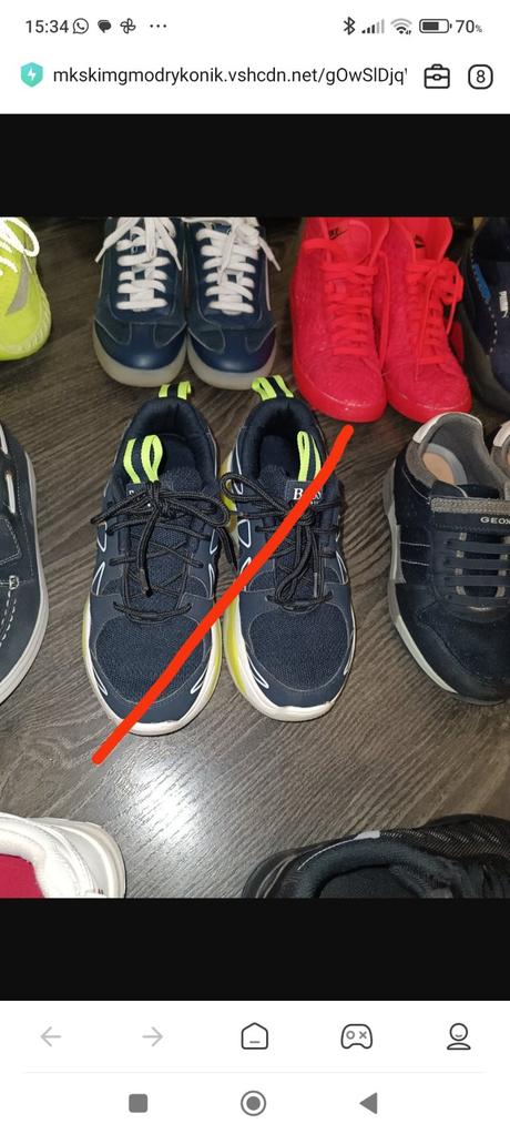 Tenisky č.35, 36, 35