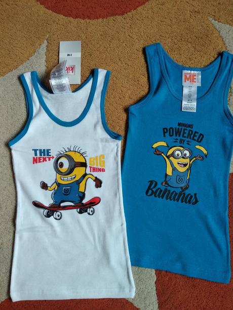 2ks detské mimoň tričká, 116