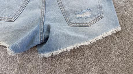 Denimové šortky s dierami zara 156cm, zara,152