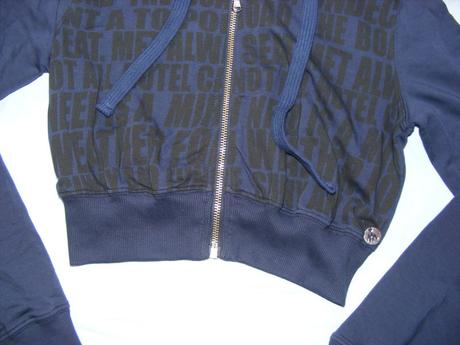 Crop mikina zn. met, met,34 - xs