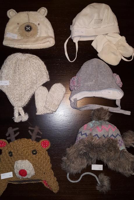 6x ciapky ciapka zima, <50