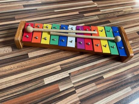 Drevený xylofón,