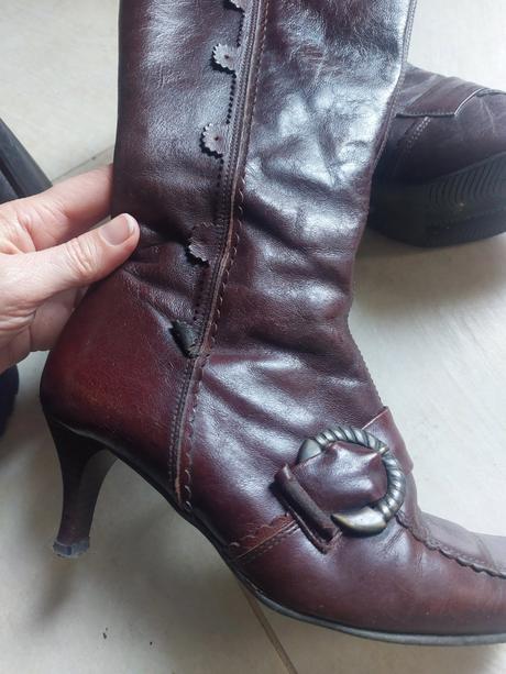 Vyteplene cizmy na nohu 35, 35