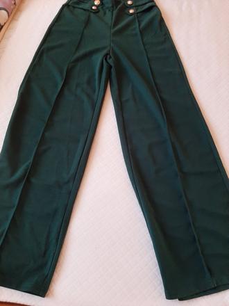 Nohavice širokého strihu shein, xs