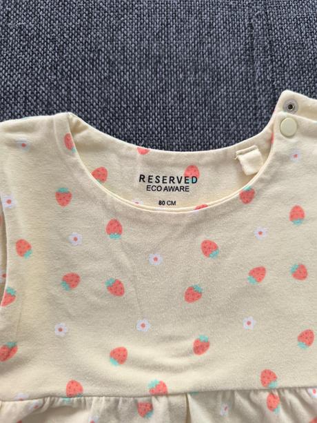 Jahôdkový overal reserved veľkosť 80, reserved,80