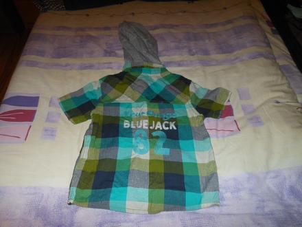 Nenosená košeľa next 104 s kapuckou a výšivkou, next,104