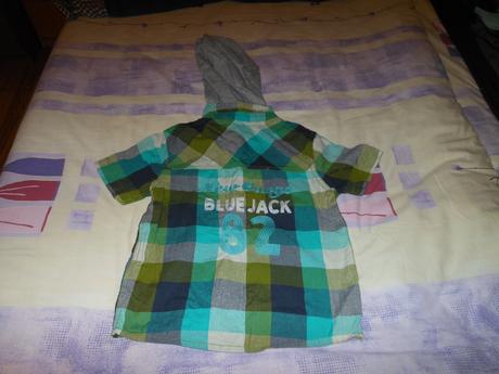 Nenosená košeľa next 104 s kapuckou a výšivkou, next,104