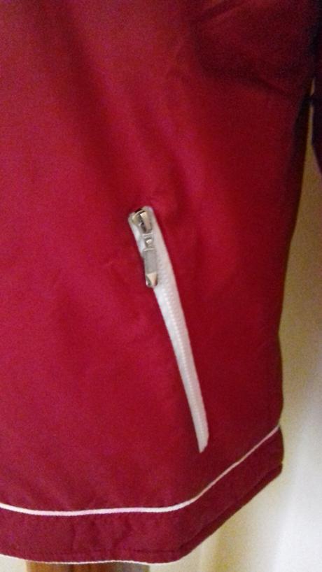 Červená prechodná bunda (nová), 36 / m