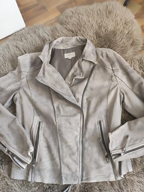 Kožená dámska bunda comma, l