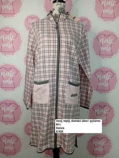 Teplučky domáci úbor / pyžamo, l / m / xl