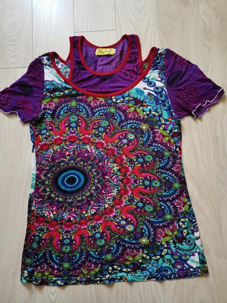 Farebné tričko / tunika, m