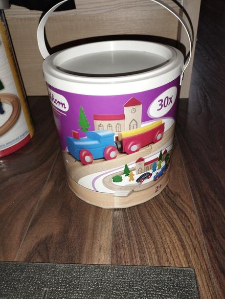 Drevená vlacikova dráha eichhorn 39ks, 