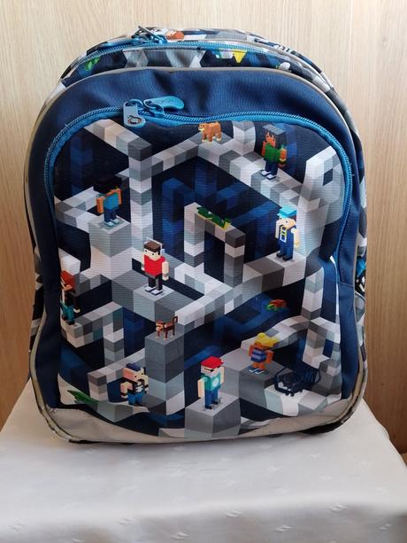 Školská taška pixelart ala minecraft (1. stupeň),