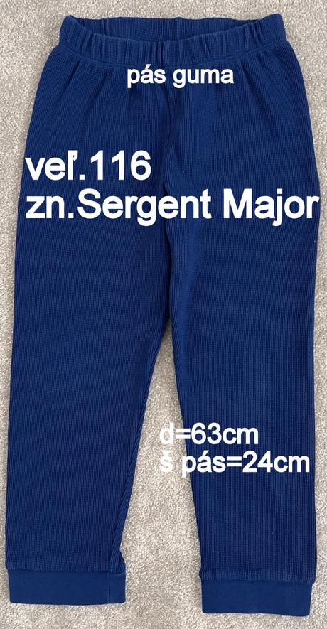 Tepláky veĺ.116, zn.sergent major, sergent major,116