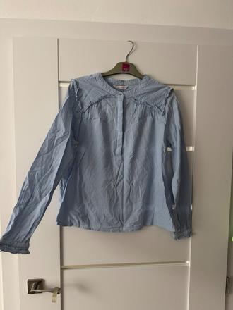 Bledomodra bluzka, camaieu,38