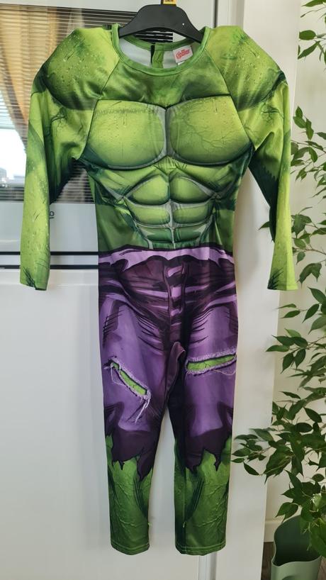 Hulk karneval kostým marvel 5/6rokov, 