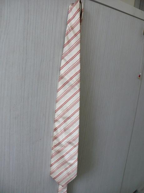 Pánska kravata šampan -terracotta, 