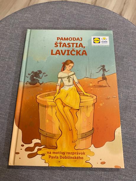 Krásna rozprávka pamodaj šťastia, lavička lidl, 