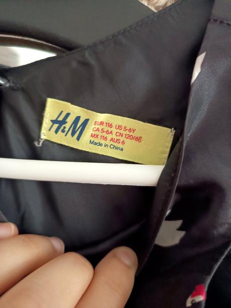 Šatky, h&m,116