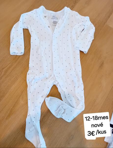 Nové dupačky mix (veľkosť 50 a viac), 50 / 56 / 62 / 74 / 98