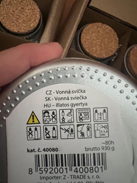 Balik vonnych sviecok - 10ks, 