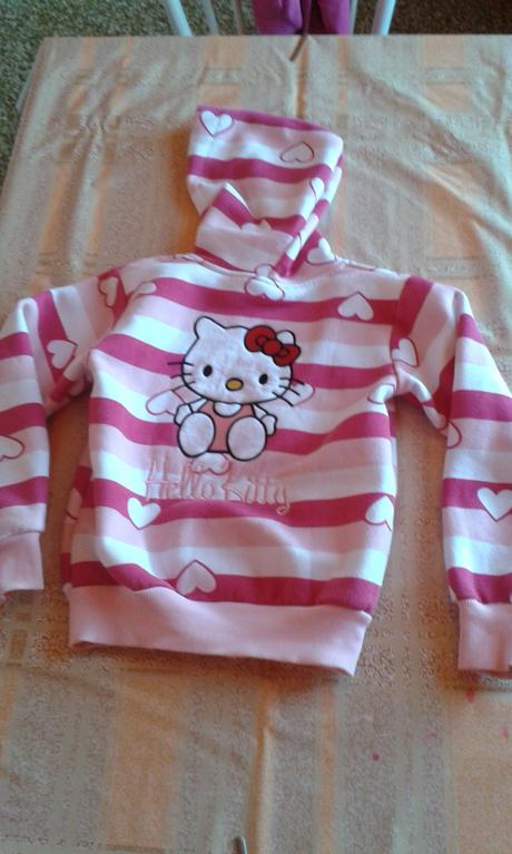 Mikina hellou kitty 122/128, 122