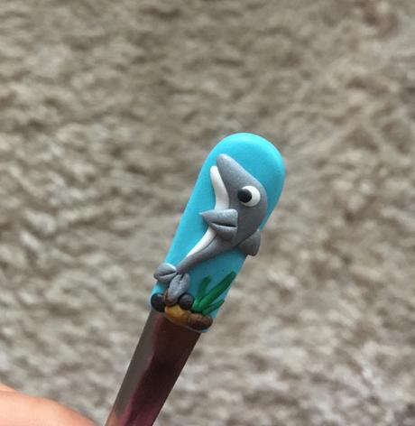 Fimolyzicka - delfin, 