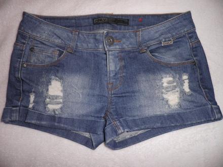 Pekné riflové kraťasy, only,m