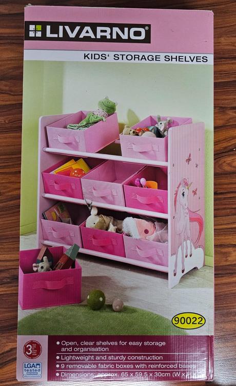 Detský regál s jednorožcom, 