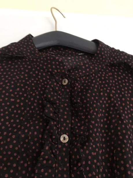 Tenké letné bodkované šaty, xs