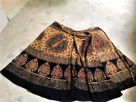 Zavinovacia indická sukňa, xl