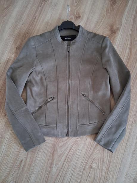 Semišová bunda, vero moda,s