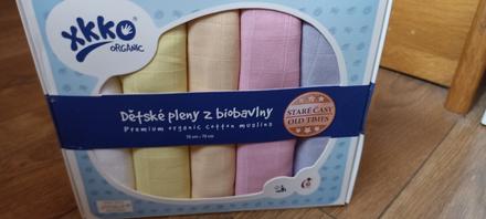 Plienky z biobavlny, kikko/xkko